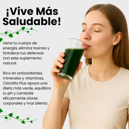 Clorofila Líquida 🍃 1 Litro x 1 Mes