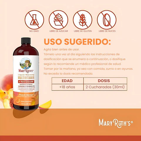 Mary Ruth's: Nutrición Completa para un Cabello y Piel Deslumbrantes
